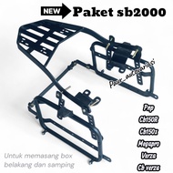 Cb150x, cb150r, Verza, Megapro Box Bracket Complete Rear & Side