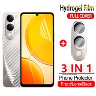 3 in 1 Hydrogel For Vivo Y04 S Y04S Y04 S Y04T Y29 T Y 29T Y29T Y29S VivoY04S VivoY29T 2025 Front Ba