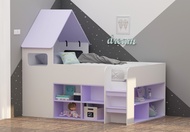 Tomato KidZ เตียงบ้าน Lisbon house bed แถมฟูก 1 หลัง | ติดตั้งฟรีในกทมและปริมณฑล | เตียง3.5ฟุตเด็กดี