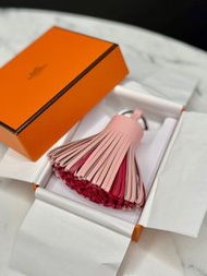Hermes 愛馬仕 Carmen key ring bicolor 雙色 3Q Rose Sakura