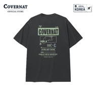 COVERNAT Travel Center T-Shirt Brown (70171STCSSU_U5BRXX) T Shirt Lelaki
