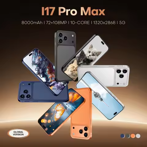 2026 i17 Pro Max High Phones Cases Accessories Cover Lite Moblie Quality For 6.8 Inch Smartphone Sil
