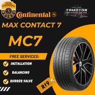[FREE INSTALLATION] Tayar Continental MaxContact MC7 R19.