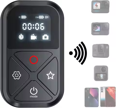 TELESIN T10 Smart Wireless Remote Control for GoPro Mini Hero 13 12 11 Hero 10 Hero 9 Hero 8 GoPro M