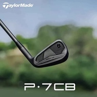 Golf Club Black Silver Model Taylormade P7cb Iron Set 4-p# Steel Shaft 7 Mens Hood Cover