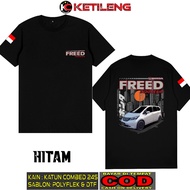 HONDA T-SHIRT FREED M4HONDA MADE IN 24S COMBED COTTON, THICK DISTRO T-SHIRT, COOL T-SHIRT