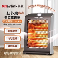 【MAYLINK美菱】紅外線瞬熱式石英管電暖器/暖氣機（ML-D601TY）_廠商直送