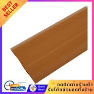 บัวฝ้า แผ่นปูผนัง จำนวน 1 แผ่น WPC CROBERN 10X200X1.5 ซม. สีไม้สักทอง ไม้ตกแต่งบ้าน แผ่นไม้ แข็งแรง 