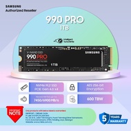 SAMSUNG SSD M.2 990PRO (2280) PCIe GEN 4.0x4 NVMe 2.0 (1TB/2TB/4TB)