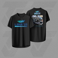 Tshirt LIMA LANGKAWI 2025 Baju LIMA LANGKAWI 2025 Jersey Microfiber Unisex Cotton Unisex