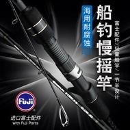 Great texture 6'3" 1.9m CW 20g - 180g Slow Jig Rod FUJI REEL SEAT and RING Slow Pitch Jig Rod Jiggin