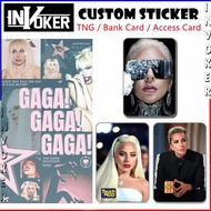 LADYGAGA - Touch n Go Card Sticker Cover / TNG CARD Sticker / Bank Card Sticker / Access Card / Limi