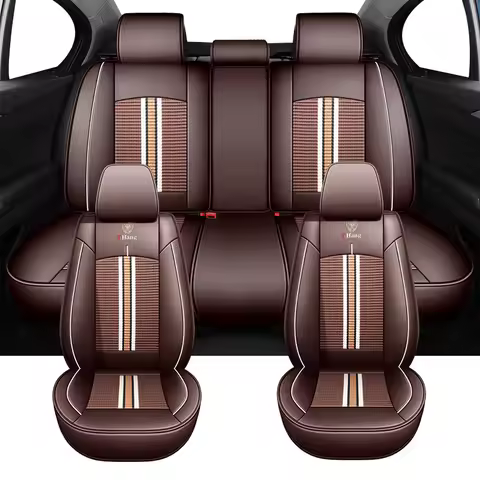 Ice-Silk PU Universal Car Seat Covers For Audi Q7 4L A7 Q5 A3 8P 8V Q2L Q3 A4 B7 B8 Q5 A6 4F 4G C6 C
