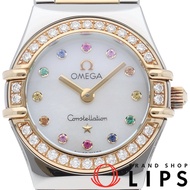 歐米茄星座系列迷你 My Choice 虹膜 22.5毫米鑽石錶圈錶殼星座系列 My Choice Mini Iris 1365.79 盒裝 18K PYG/SS 女士腕錶 白色錶殼 拋光 極佳狀態 