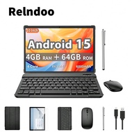 Android Tablet 2-In-1 With Keyboard And Mouse, 2025 TopS Android 15 10 Inch Tablet, (4GB+8GB)RAM+64G