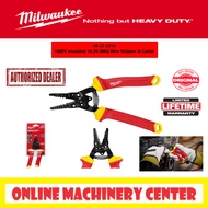 Milwaukee VDE Insulated Wire Stripper & Cutter / 10-20AWG Wire Stripper Cutter / 1000V Wire Stripper