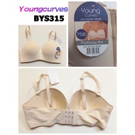 Bys315 young curves bra Without Wire half cup 34B