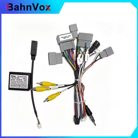 16pin Android Car Radio wiring Harness Plug Power Cable Adapter Canbus Decorder Box For Honda Odysse