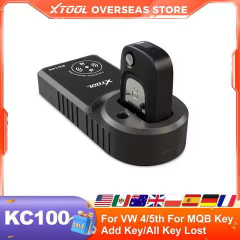 XTOOL KC100 Key Programmer IMMO MQB For VW 4&5th For BMW CAS1-CAS3 For Skoda Key Match Work With X10