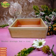 Multipurpose wooden box 30x20x10 tray storage box 8