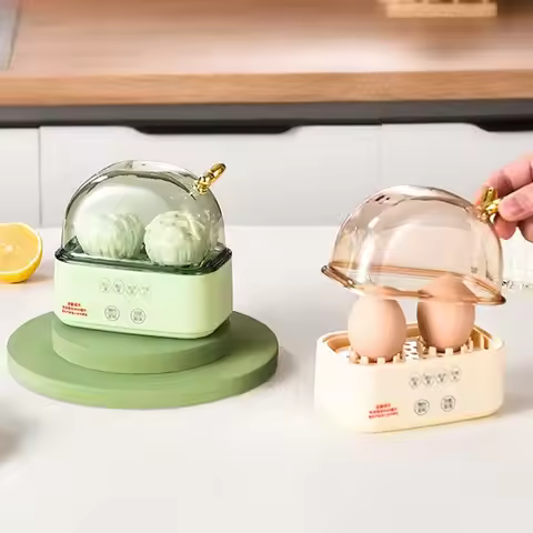 Portable Egg Poacher Electric Egg Boiler Automatic Power Off MultiFunction Egg Boiler Machine Food S