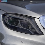 Car Headlight Protective Film Taillight Transparent Black TPU Sticker For Mercedes Benz S Class W222