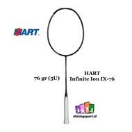 Hart Infinite Ion IX-76 Badminton Racket (+ FREE COVER & TOWEL GRIP 2 PCS)