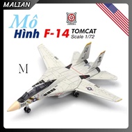 Assembled Plastic Military Model - F14 Tomcat Male Cat USA XUJA