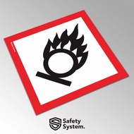 B3 Symbol Label Stickers for Transport Vehicles and Storage in Dangerous and Toxic Materials GHS Can