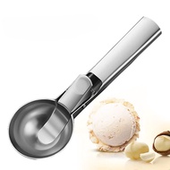 Thickened stainless steel ice cream spoon for commercial use, household ice cream scooper, watermelo