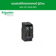 Schneider เซอร์กิตเบรกเกอร์ลูกย่อย QOH-X ชนิด 1 โพล ขนาด 100A 6kA รหัส QO2100MBXT
