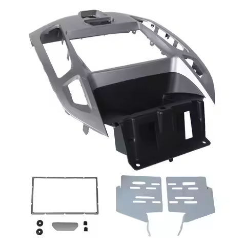 AMEXIAOXU 2 Din Car Fascia Radio Panel DVD Frame Install Kit For FORD Transit Connect, Tourneo Conne