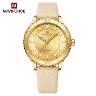 Naviforce  นาฬิกาข้อมือแฟชั่นผู้หญิง รุ่น NF5020 สายหนัง กันน้ำ ระบบอนาล็อก