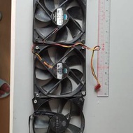 3隻 Cooler Master 12cm x 12cm 機箱風扇