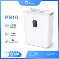 NGTeco Paper Shredder Upgraded Shredding Effect More Confidentiality Large Capacity Auto File Shredder PS10