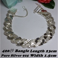 Genuine SILVER 925 Bangle  (Bangle Untuk Dewasa)