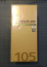 Nikon 105mm f2.8 vr over 90% new