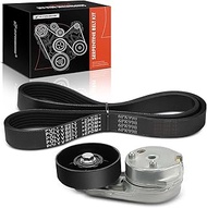 A-Premium Engine Serpentine Belt Drive Kit Compatible with Ford F-250 Super Duty, F-350 Super Duty, 