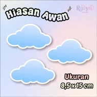 Cloud DECORATION for Aqiqah tedak siten thanksgiving birthday decoration