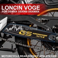 Motorcycle Rear Swingarm Decals Protective Sticker Body Sticker Accessories FOR Loncin VOGE DS900X D