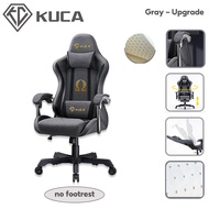 KUCA เก้าอี้เกมมิ่ง ผ้าเทคนิคใหม่ เก้าอี้ เก้าอี้คอม รับประกันห้าปี เก้าอี้ เก้าอี้ทํางาน gaming chairเก้าอี้คอมพิวเตอร์ GY-Regular-nofoot One