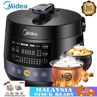 【  Malaysia Real Stock 】 Midea Electric Pressure cookers Easy202 Household 5L Double Tank Smart Electric Rice Cooker Pressure Cooker 2-6 People