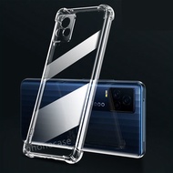 Transparent Soft Phone Case For Vivo X70Pro pro+ Y21 Y21S Y33S Y21T Y32 S10e V23E Y15s Y15A Y76S Y74 V21E V21 V20 V19 V17 Pro X70 X60 X50 Pro Plus Y20 Y20i Y 20sG Y20s Y12A Y12s Y 51A Y31 Y30 Y50 Y17 Y15 Y11 Clear Shockproof Casing Silicone Back Cover