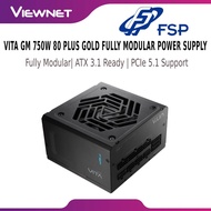 FSP VITA GM 750W 80 Plus Gold Fully Modular Power Supply ATX 3.1 PCIe 5.1 VITA-750GM PSU