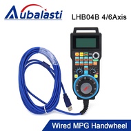 Aubalasti XHC LHB04B 4axis 6axis Mach3 Wired MPG Pendant Handwheel CNC Controller For CNC Route Engr