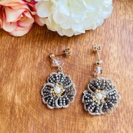 奧地利水晶梭織耳環