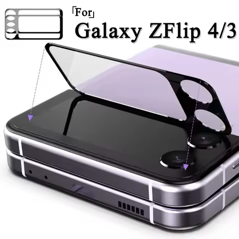 Tempered Glass Camera Lens Film for Samsung Galaxy Z Flip 4/3 Camera Screen Protectors Clear Lens Gl