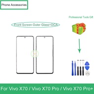 For Vivo X70 / Vivo X70 Pro / Vivo X70 Pro+ Front Screen Outer Glass With OCA Phone Accessory Parts