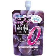 ORIHIRO Purun to Konnyaku Jelly 0kcal Kyoho Grape Jelly Drink 130g x 8 bags Direct from Japan