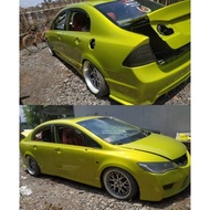 Yellowis green pu paint, quality car and motorbike paint